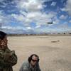 Photo: Personnel are shown at Nellis Air Force Base on Ma Photo: Personnel are shown at Nellis Air Force Base on Ma