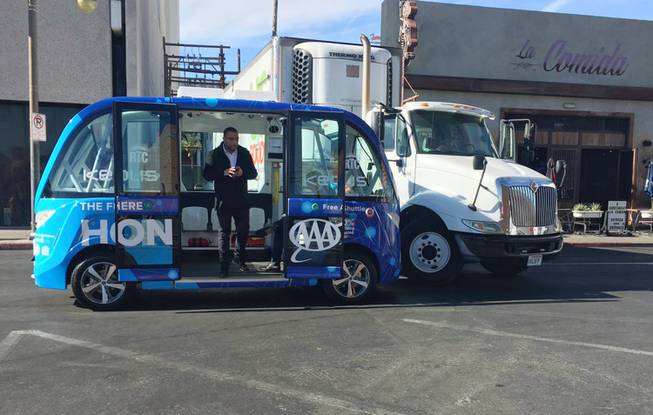 Self-Driving Shuttle Accident Self-Driving Shuttle Accident
