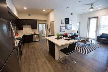A look at The Degree, a new on campus apartment complex for students at UNLV, Mon. July 15, 2019.