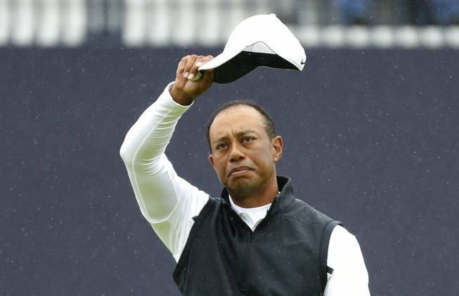 Tiger Woods at British open Tiger Woods at British open
