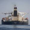 Photo: A stern view of the Grace 1 super tanker in the Br Photo: A stern view of the Grace 1 super tanker in the Br