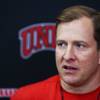 Rebel basketball head coach T.J. Otzelberger is interviewed by media at Mendenhall Center at the UNLV campus, Tuesday, Sept. 24, 2019. Rebel basketball head coach T.J. Otzelberger is interviewed by media at Mendenhall Center at the UNLV campus, Tuesday, Sept. 24, 2019.