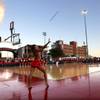 Deja West tosses a baton during the Runnin' Rebels Scarlet & Gray Showcase at Sam Boyd Stadium Saturday, Oct. 5, 2019. Deja West tosses a baton during the Runnin' Rebels Scarlet & Gray Showcase at Sam Boyd Stadium Saturday, Oct. 5, 2019.