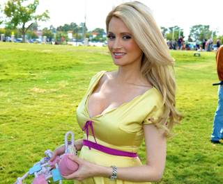 Holly Madison attends the Forever Home Family Picnic to benefit Lied Animal Foundation on Saturday, Oct. 13, 2012.