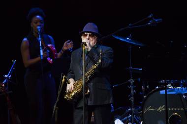 Van Morrison performs in concert at The Colosseum at Caesars Palace, Friday, Jan. 13,&nbsp;2016.
