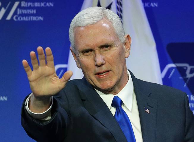 Mike Pence in Las Vegas