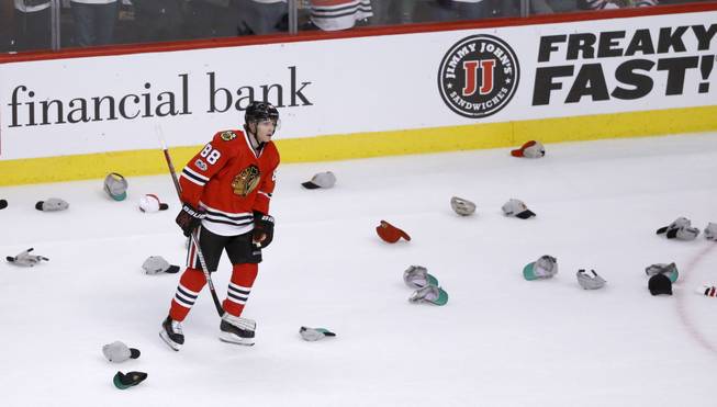 Tracking down the hats thrown onto the NHL ice following a hat trick