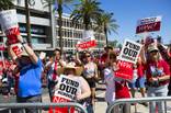 Teacher's Union Rally in Downtown Las Vegas